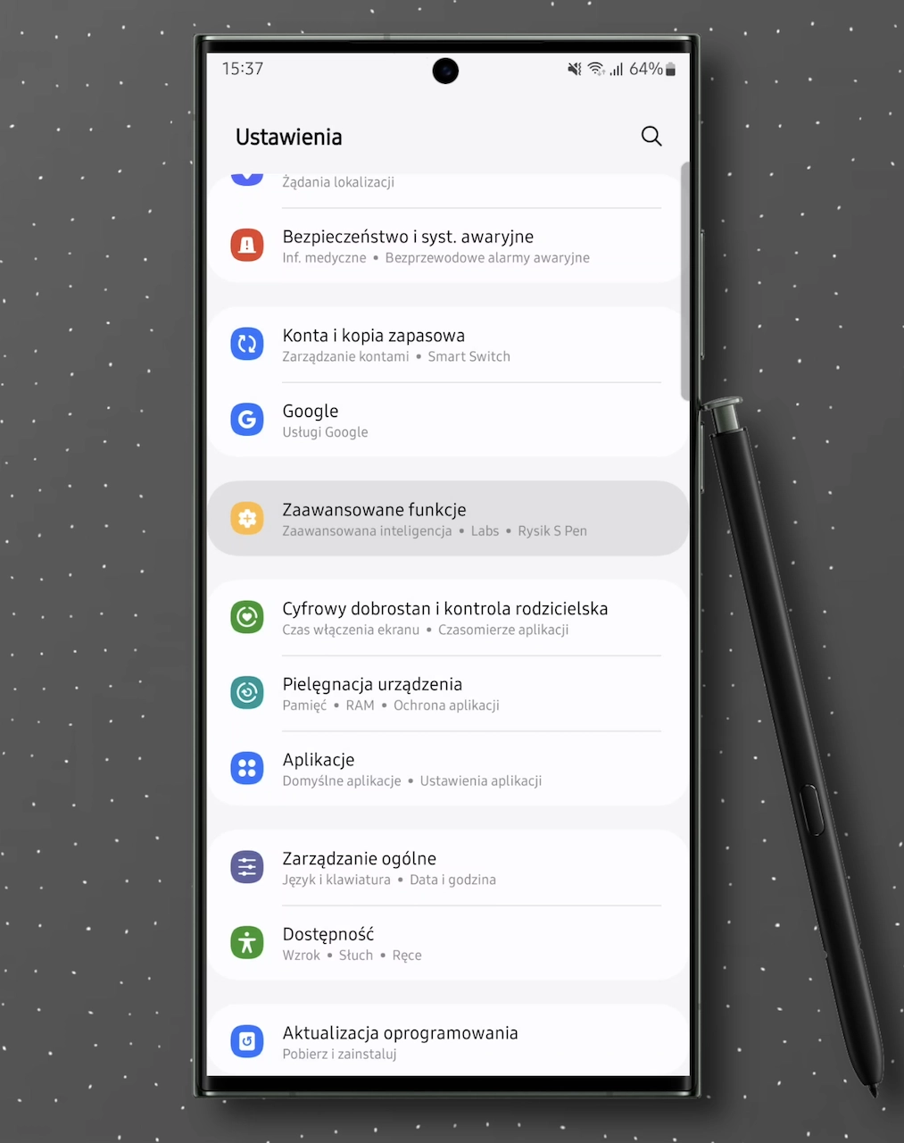 samsung-s24-pierwsze-ustawienia